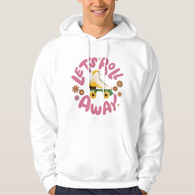Veste À Capuche Roulons les patins à rouleaux (Devant)