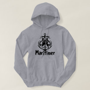 Veste À Capuche Route du phare nautique Maritimer Ancre pieuvre