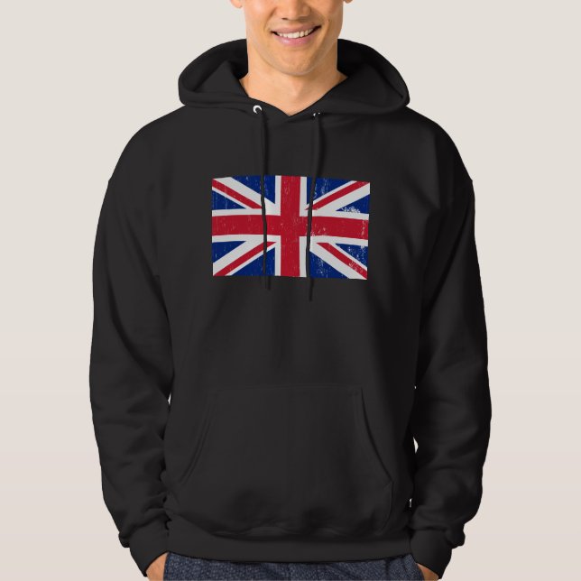 Veste À Capuche Royaume-Uni Grande-Bretagne Angleterre anglais dra (Devant)