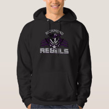 RR 02 | Gray Rebel Logo Hommes Noirs