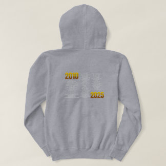 Veste À Capuche RS 15th Anniversary Sweatshirt WITH Show History