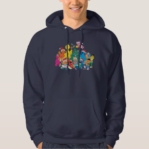 Veste À Capuche Rue Sésame   Noël avec toute la bande