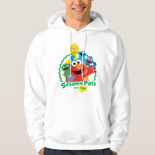 Veste À Capuche Rue Sésame | Sesame Pals depuis 1969 (Devant)