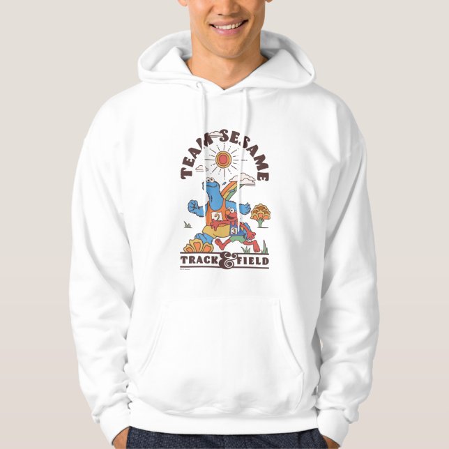 Veste À Capuche Rue Sésame | Team Sesame Track & Field (Devant)