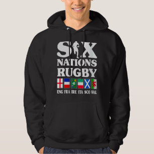 Veste À Capuche Rugby 6 Nations Angleterre France Irlande Italie É