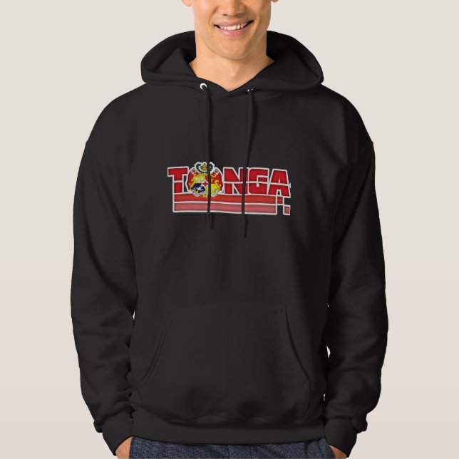 Veste À Capuche rugby du Tonga (Devant)