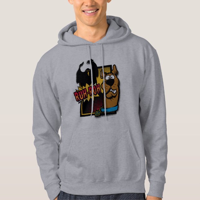 Veste À Capuche Ruh-Roh Scooby-Doo et un fantôme (Devant)