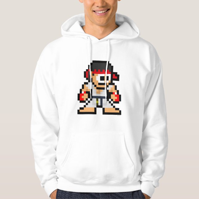 Veste À Capuche Ryu à 8 bits (Devant)