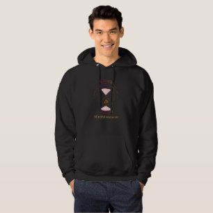 Veste À Capuche Sablier de Moments Pleins de Sens Zen Néon Perso