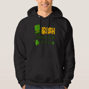 Veste À Capuche Saint Patrick's Day Irlande Irlandais I Was A Litt