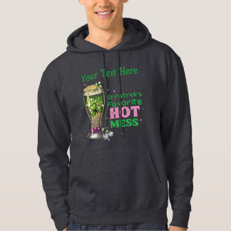 Veste À Capuche Saint-Patricks Day, Mess Hot Favoris