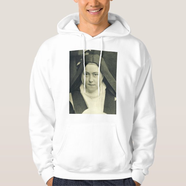 Veste À Capuche Saint Thérèse de l'Enfant Jésus et la Sainte Face (Devant)