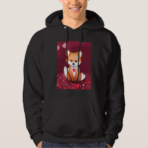 Veste À Capuche Saint-Valentin Amour Coeur Renard Teddy Petite Ami