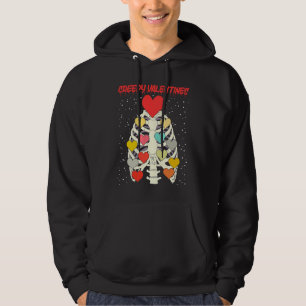 Veste À Capuche Saint Valentin squelette cage thoracique cœur Hall