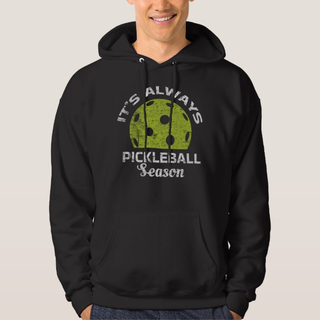 Veste À Capuche Saison Pickleall Lover Sport Design graphique (Devant)