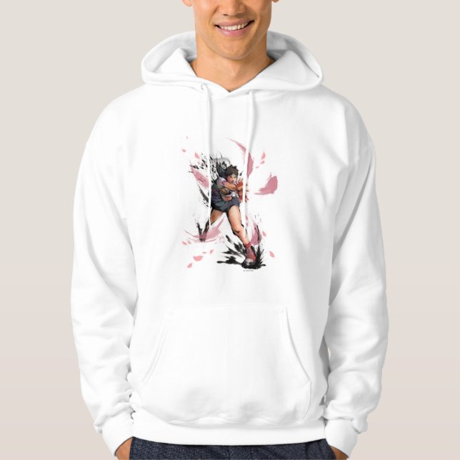 Veste À Capuche Sakura Hadoken (Devant)