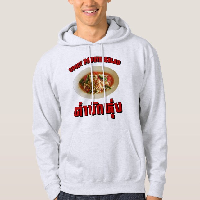 Veste À Capuche Salade de Papaya épicé [Tam Mak Hung] Dialecte Isa (Devant)