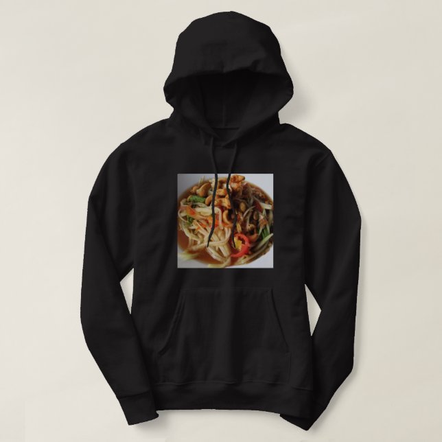 Veste À Capuche Salade de Papaya épicée Ayutthaya [Som Tam] avec C (Design devant)
