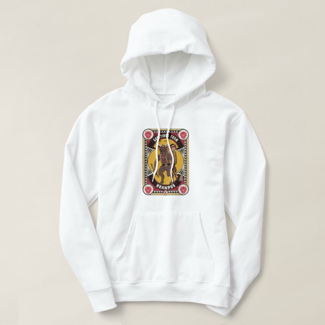 VESTE À CAPUCHE SALUT DE KRAMPUS (Design devant)