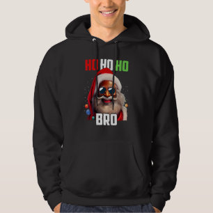 Veste À Capuche Santa Claus Noir Afro Africain Américain Ho Ho C