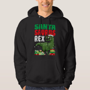 Veste À Capuche Santasaurus Rex Christmas Rex Dinosaur Père Noël E