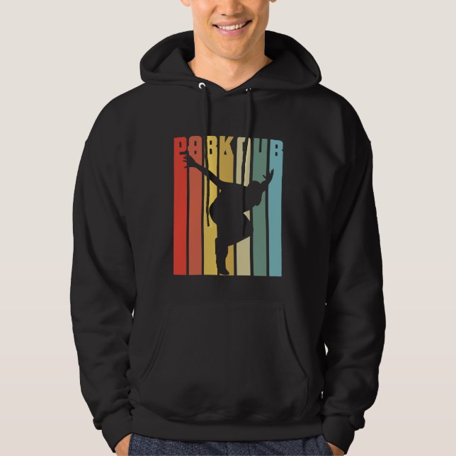 Veste À Capuche Saut courant libre de rétro de Parkour ville de (Devant)