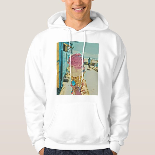 Veste À Capuche Saveur de crème glacée (Devant)