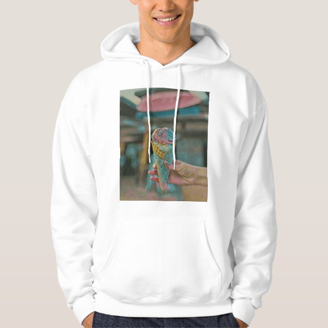 Veste À Capuche Saveur de crème glacée (Devant)