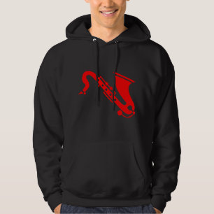 Veste À Capuche Saxophone - Rouge