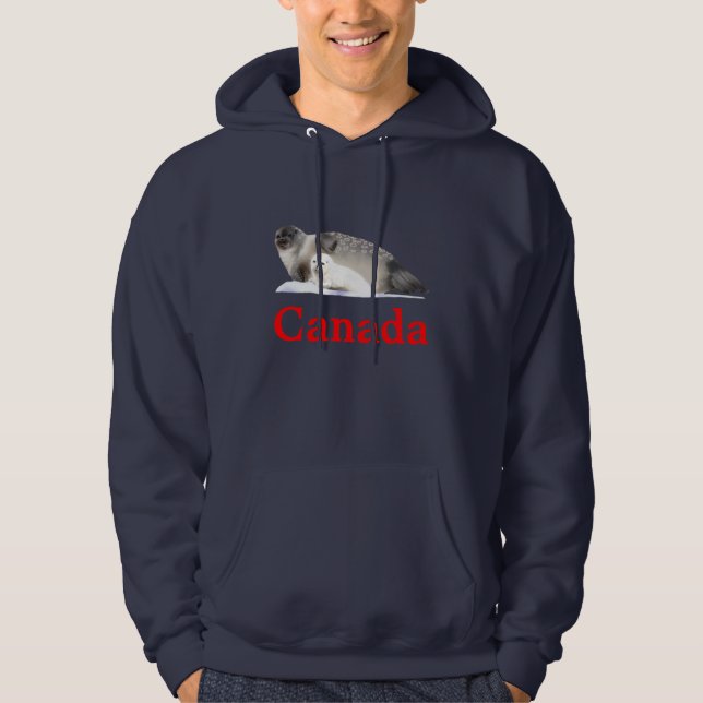 Veste À Capuche Sceau annelé (Devant)