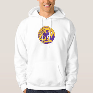 Veste À Capuche Sceau d'état du Minnesota aux couleurs viking