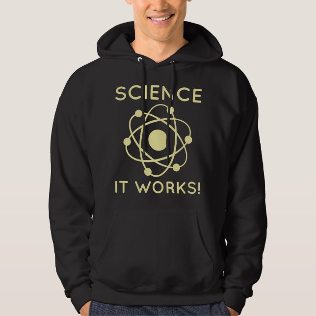 Veste À Capuche Science Ça Fonctionne ! (Devant)