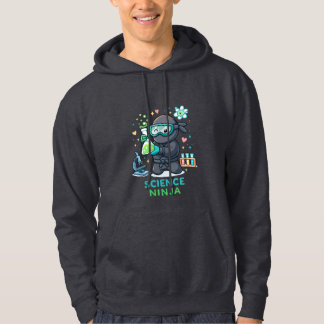 Veste À Capuche Science Ninja – Cute Chemist Cartoon DesigCamiseta