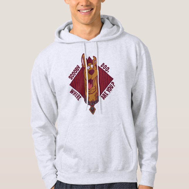 Veste À Capuche Scooby-Doo Où Êtes-Vous Graphique Tribal (Devant)