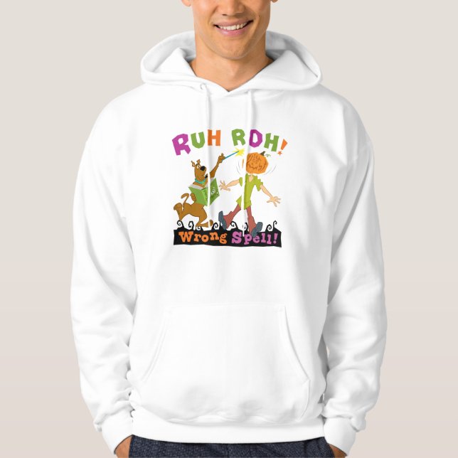 Veste À Capuche Scooby-Doo | Ruh Roh ! Mauvais sort ! (Devant)