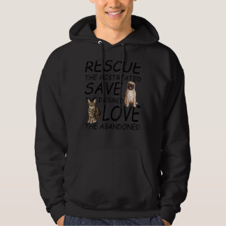Veste À Capuche Secourir Save Love Cute Animal Secourir Chien Chat