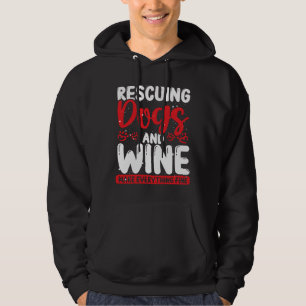 Veste À Capuche Secourt de chien et vin Secourt de boisson Chien