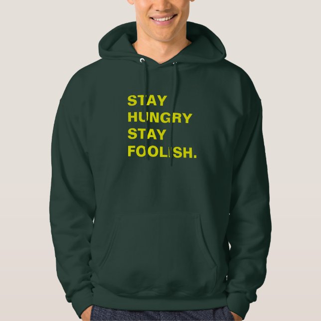 Veste À Capuche Séjour affamé de séjour insensé (Devant)