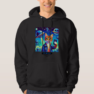 Veste À Capuche Selfie OVNI de chat : Pixel Art #29