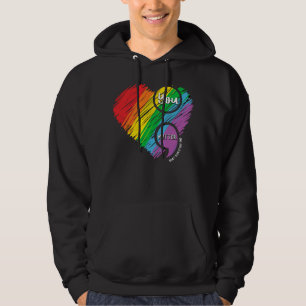Veste À Capuche Semicolon Sensibilisation à la santé mentale 