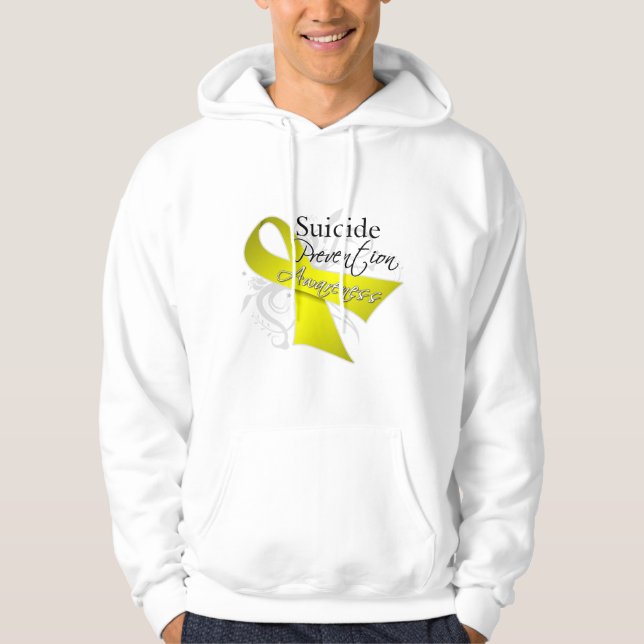 Veste À Capuche Sensibilisation à la prévention du suicide (Devant)