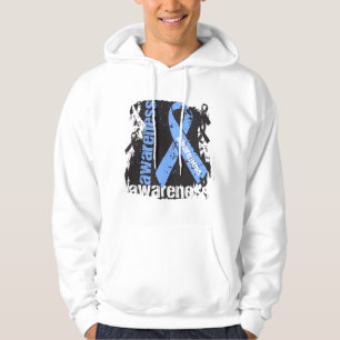 Veste À Capuche Sensibilisation au cancer de l'oesophage de Grunge