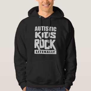 Veste À Capuche Sensibilisation sur l'autisme Autistique Kids Rock