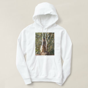 Veste À Capuche Sentinelle de garde : Meerkat sur fond vert luxuri