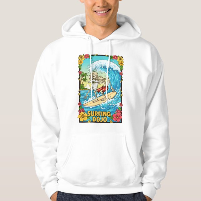 Veste À Capuche Série Skeleton Surfer ! (Devant)