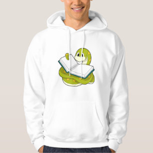 Veste À Capuche Serpent à la lecture avec livre