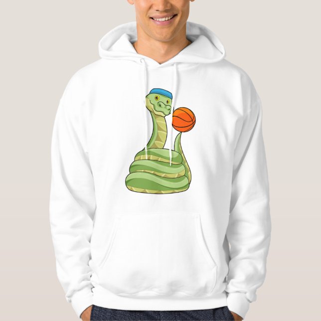 Veste À Capuche Serpent de basketball (Devant)