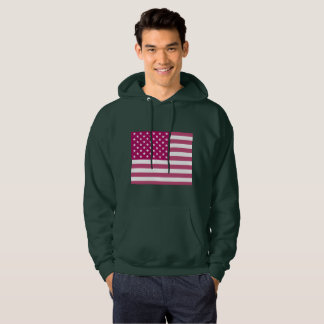 Veste À Capuche Sexy garçon avec mon drapeau rose américain