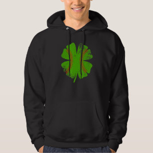 Veste À Capuche Shamrock de softball Lucky C Irish St Patrick's Da