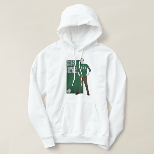 Veste À Capuche Sheldon est ici (Design devant)